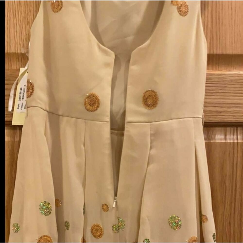 MIKAEL AGHAL Ladies Terracotta Sleeveless Embroide - Picture 12 of 16